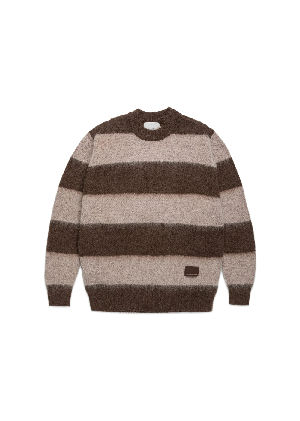 Wool Mohair Striped Knit Sweater - Mocha | Observe Gallery | Mad About The Boy