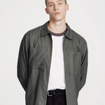 Commoners - LINEN BLEND OVERSHIRT FOG | COMMONERS | Mad About The Boy