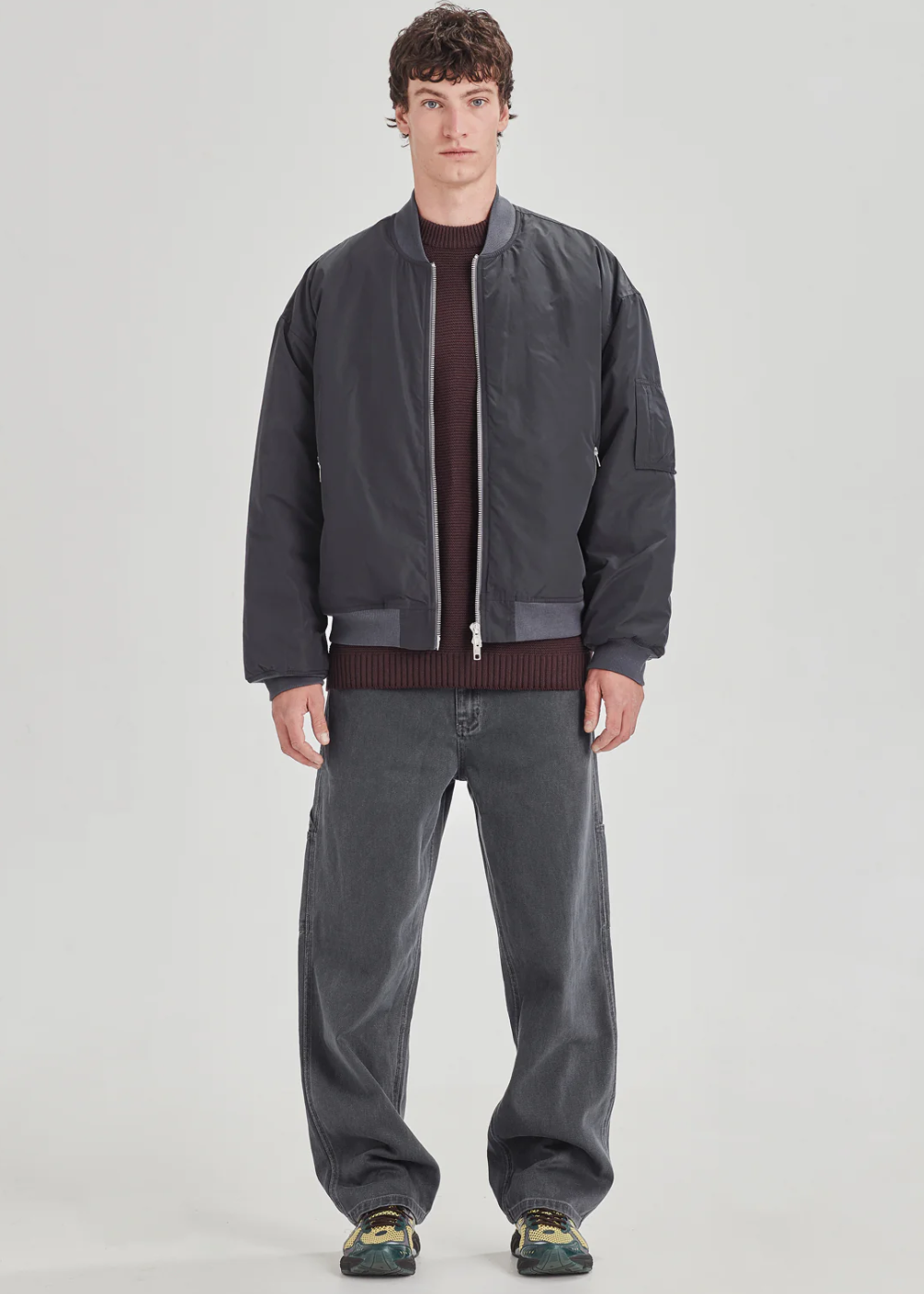 BOMBER JACKET - STEEL | COMMONERS | Mad About The Boy