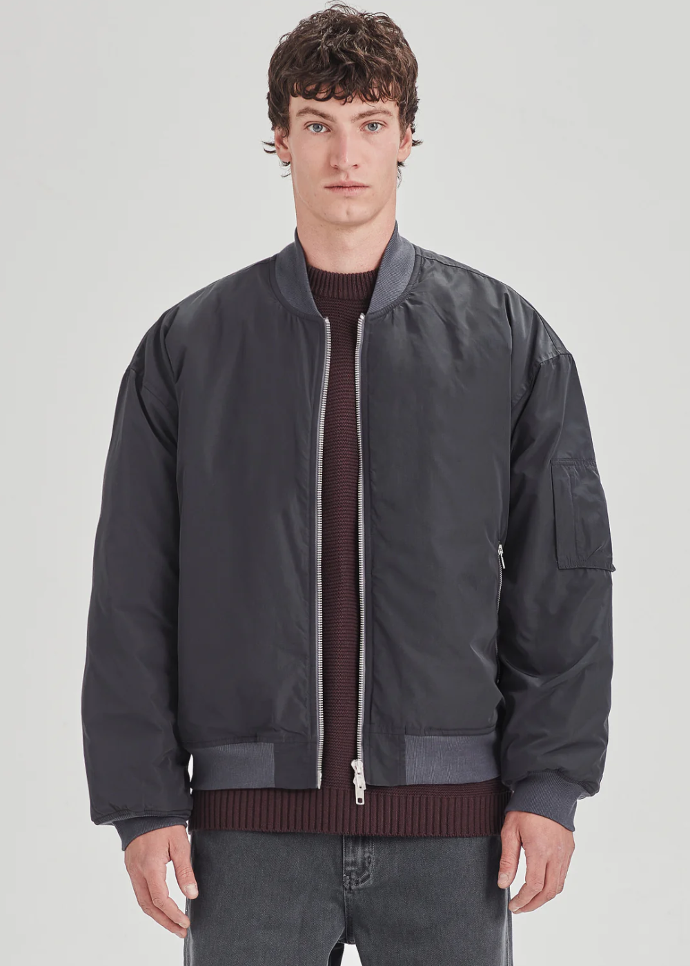 BOMBER JACKET - STEEL | COMMONERS | Mad About The Boy