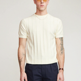 Brother Wolf Cable Tee Off White | Brotherwolf | Mad About The Boy
