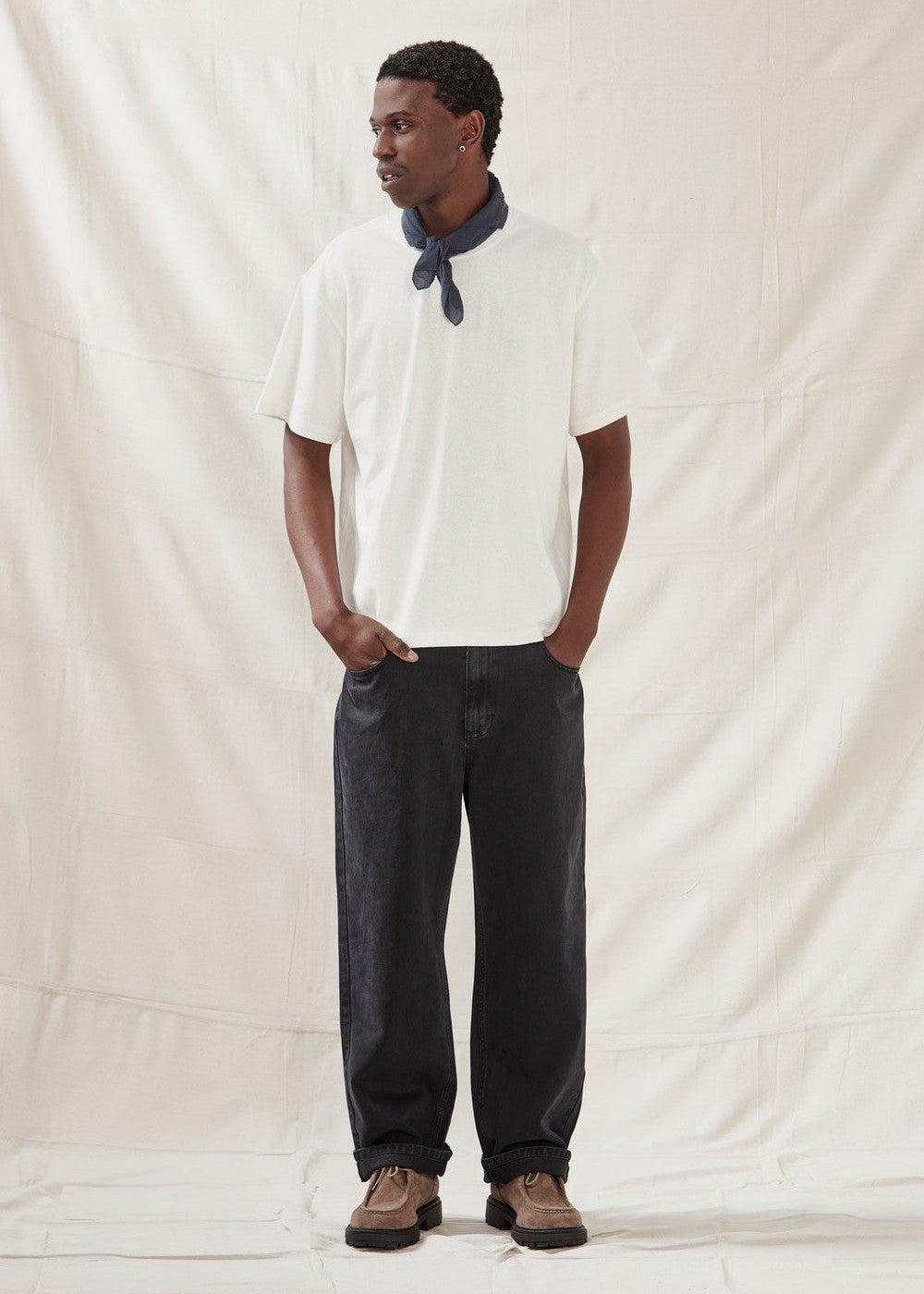 Commoners Hemp Jersey SS Tee - Rice White | COMMONERS | Mad About The Boy