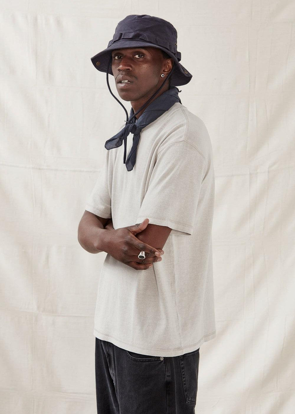 Commoners Hemp Jersey SS Tee Vintage Stone | COMMONERS | Mad About The Boy