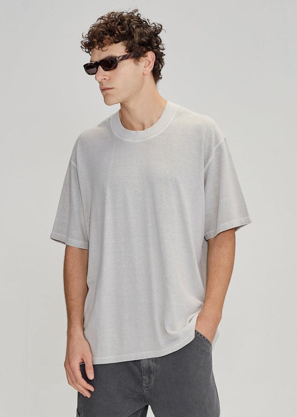 Commoners Hemp Jersey SS Tee Vintage Stone | COMMONERS | Mad About The Boy