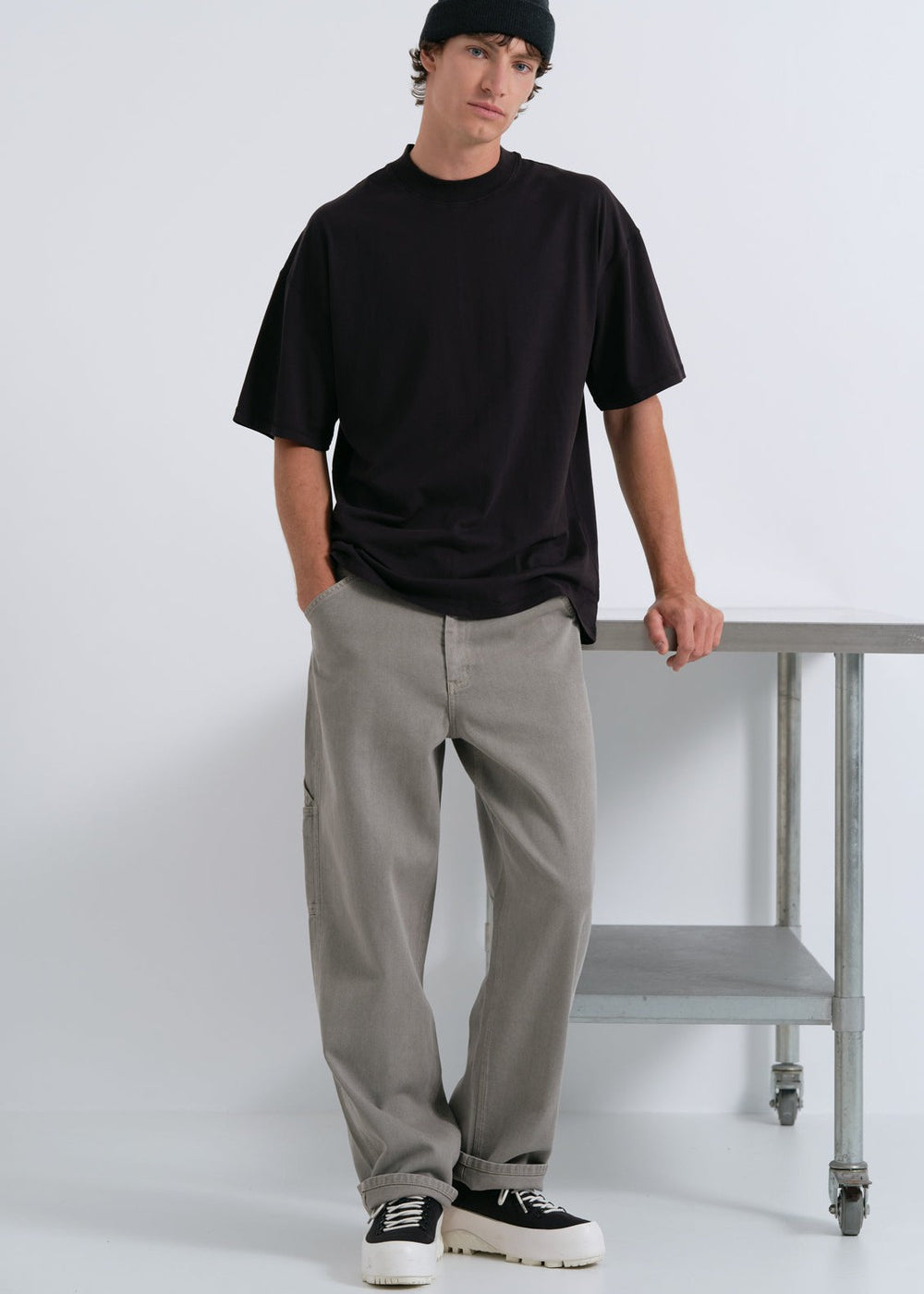 Mens Oversized Tee - Black | COMMONERS | Mad About The Boy