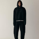 CROPPED HOOD (WORDMARK) SOFT BLACK | PORTER JAMES SPORTS | Mad About The Boy