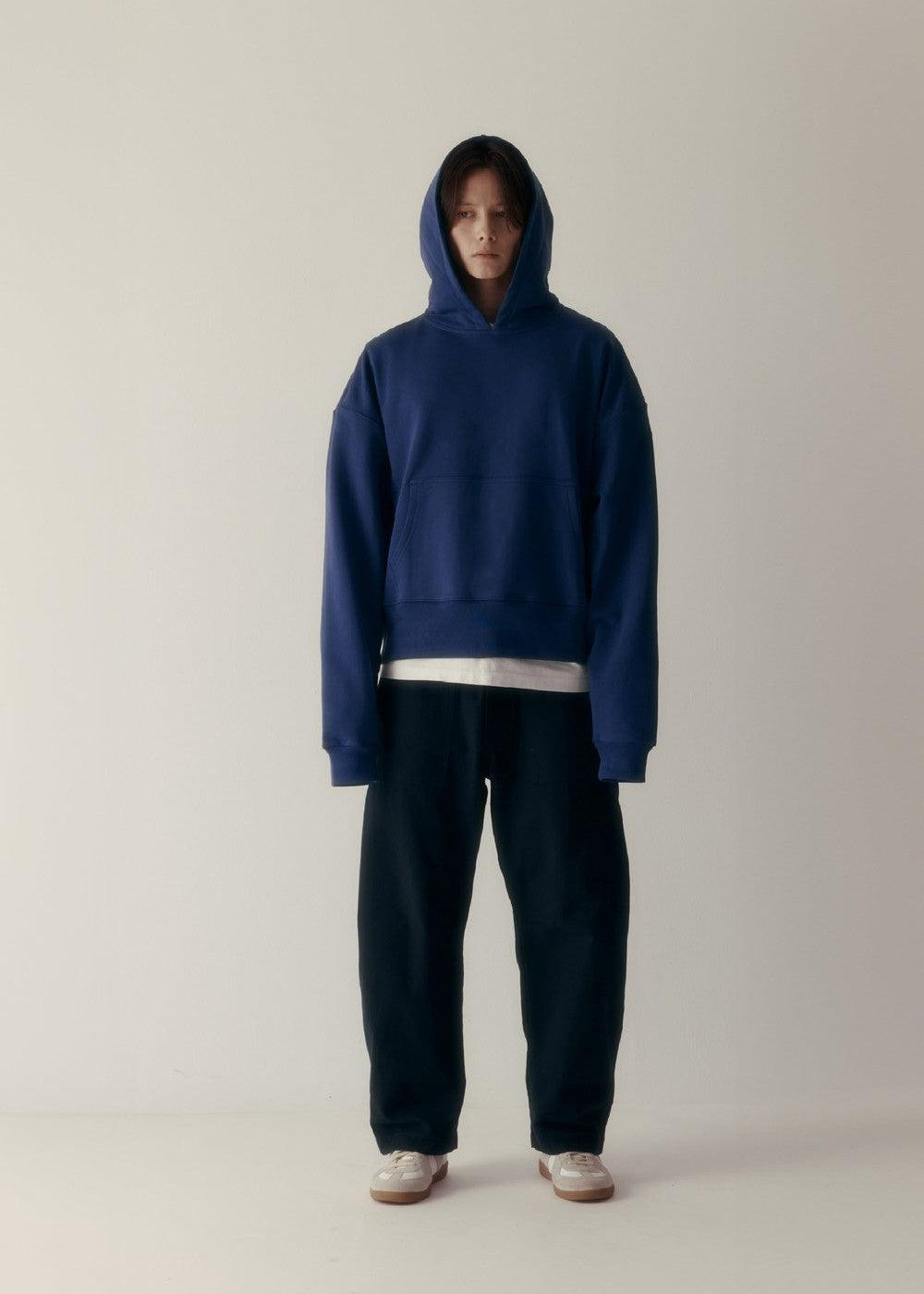 CROPPED HOOD WASHED BLUE | PORTER JAMES SPORTS | Mad About The Boy