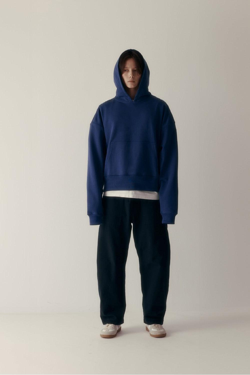 CROPPED HOOD WASHED BLUE | PORTER JAMES SPORTS | Mad About The Boy