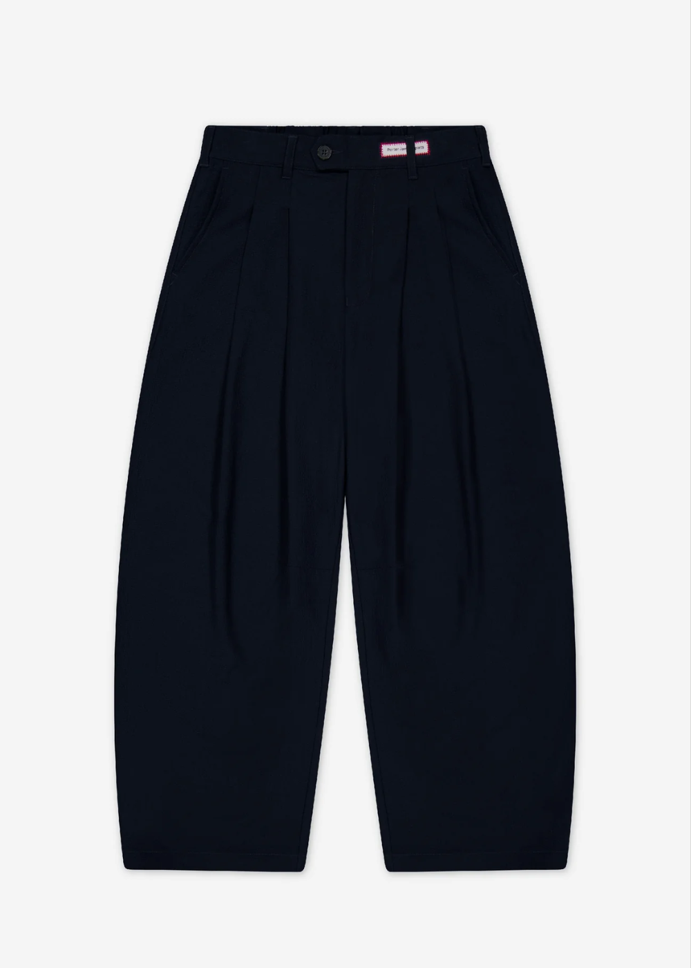 Dart Knee Pleated Trousers - Navy Seersucker | PORTER JAMES SPORTS | Mad About The Boy