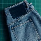 Dart-Knee Denim Light-Mid Wash | PORTER JAMES SPORTS | Mad About The Boy