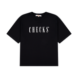 Checks - DPTMNT Tee - Black | Mad About The Boy | Mad About The Boy