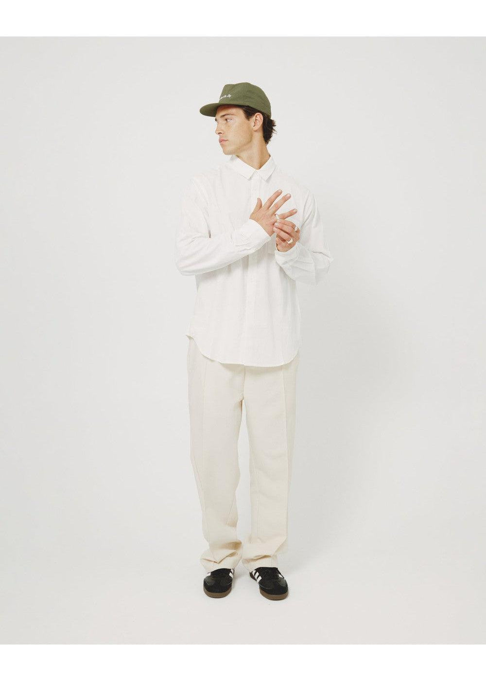 Valley Poplin Shirt - White | Kore Studios | Mad About The Boy