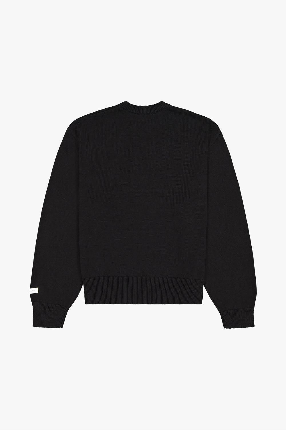 CONTRAST KNIT BLACK / WHITE | PORTER JAMES SPORTS | Mad About The Boy