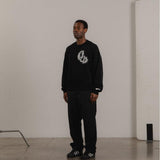 CONTRAST KNIT BLACK / WHITE | PORTER JAMES SPORTS | Mad About The Boy
