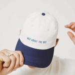 Mad About The Boy Dad Cap - Cream & Navy | Mad About The Boy | Mad About The Boy