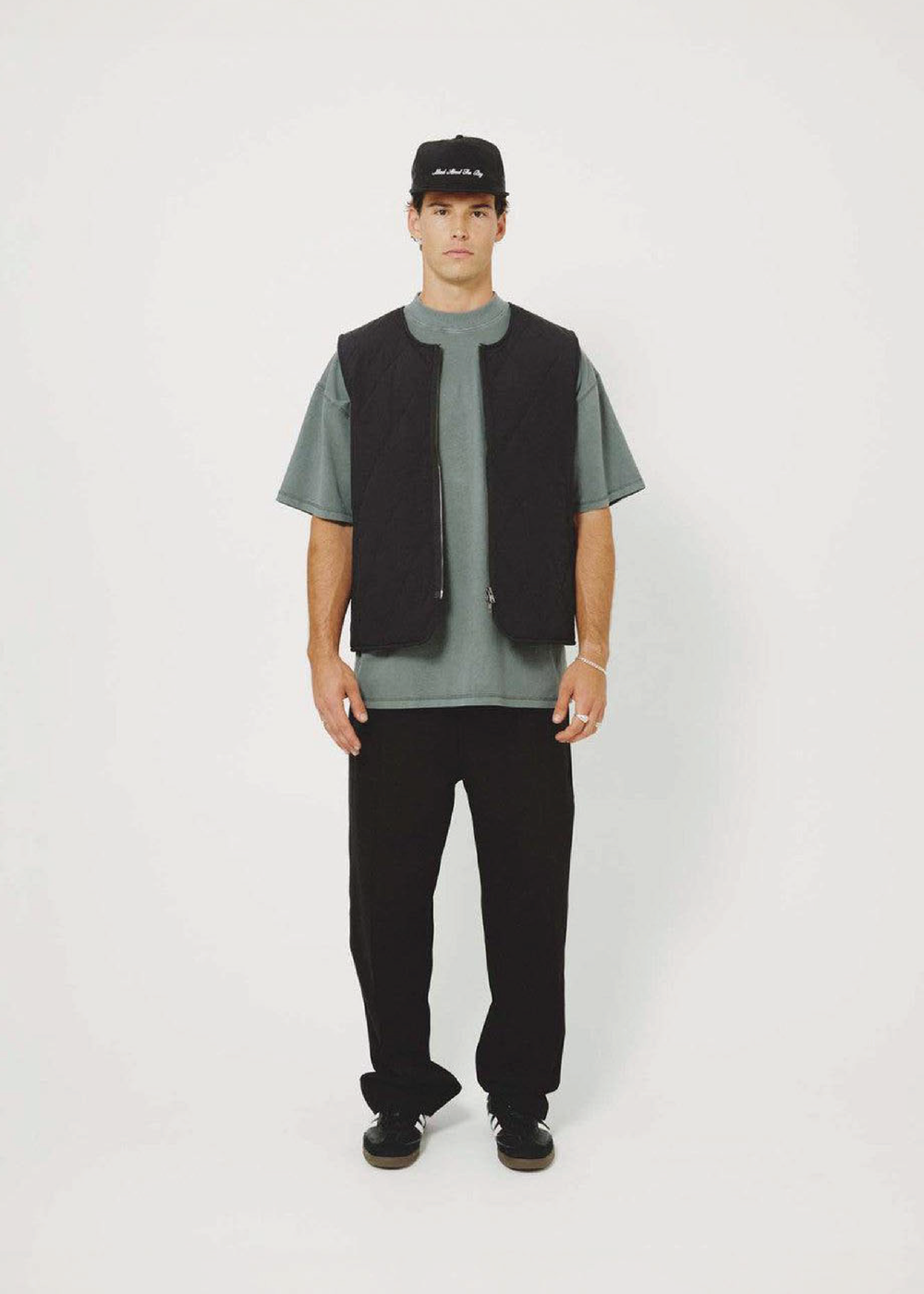 Commoners Quilted Vest - Black | COMMONERS | Mad About The Boy