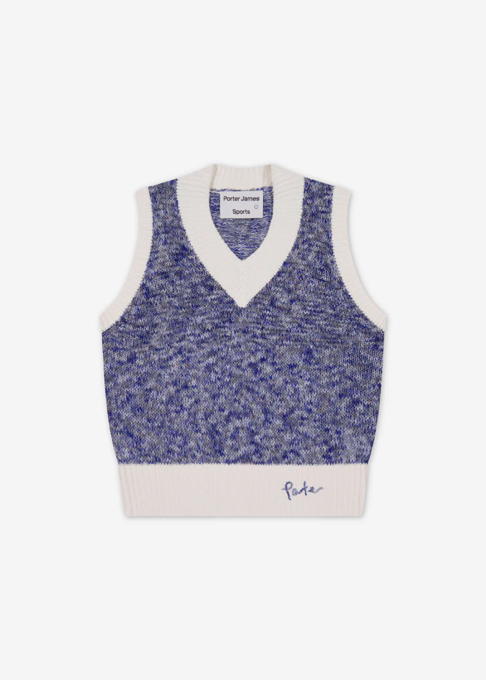 Mélange Vest - Blue | PORTER JAMES SPORTS | Mad About The Boy