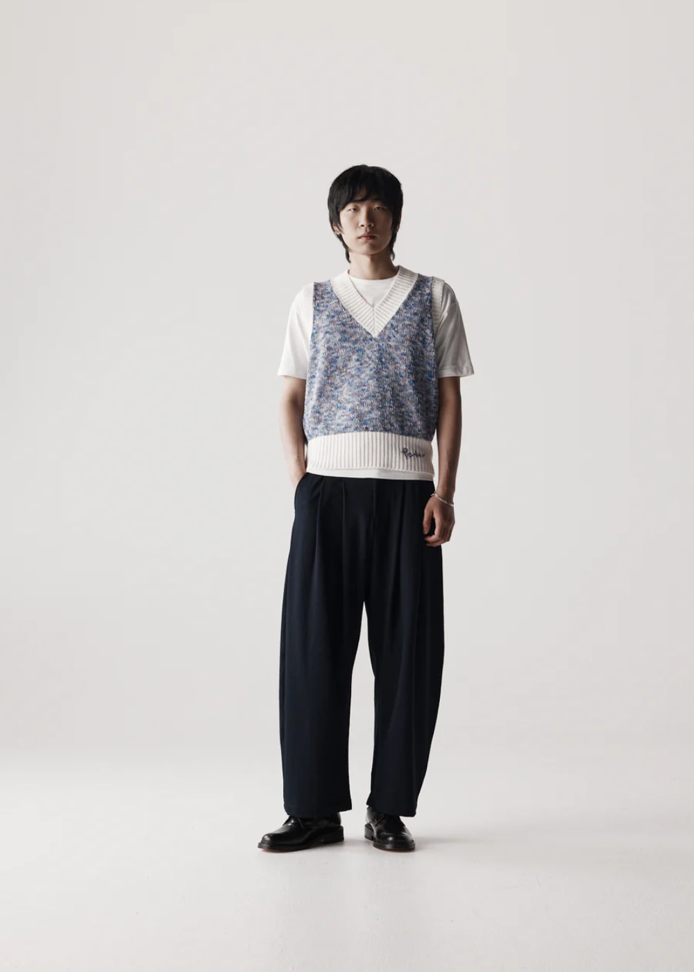 Mélange Vest - Blue | PORTER JAMES SPORTS | Mad About The Boy