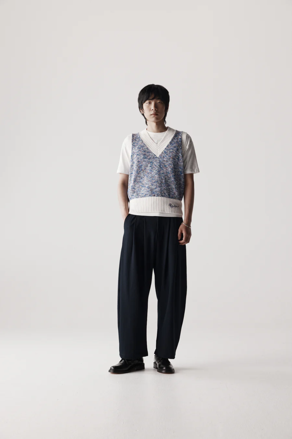 Mélange Vest - Blue | PORTER JAMES SPORTS | Mad About The Boy