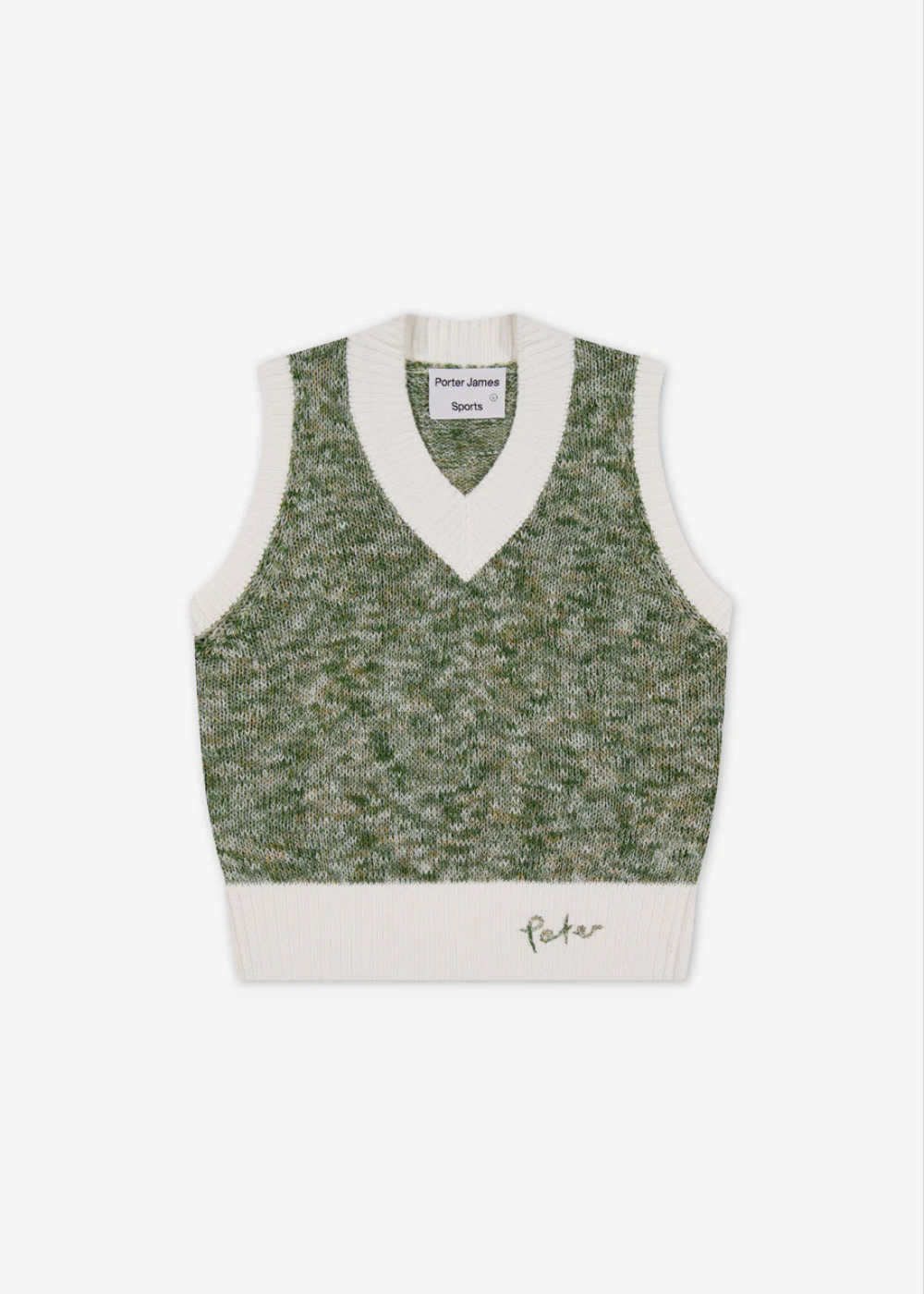 Mélange Vest - Green Mélange | PORTER JAMES SPORTS | Mad About The Boy