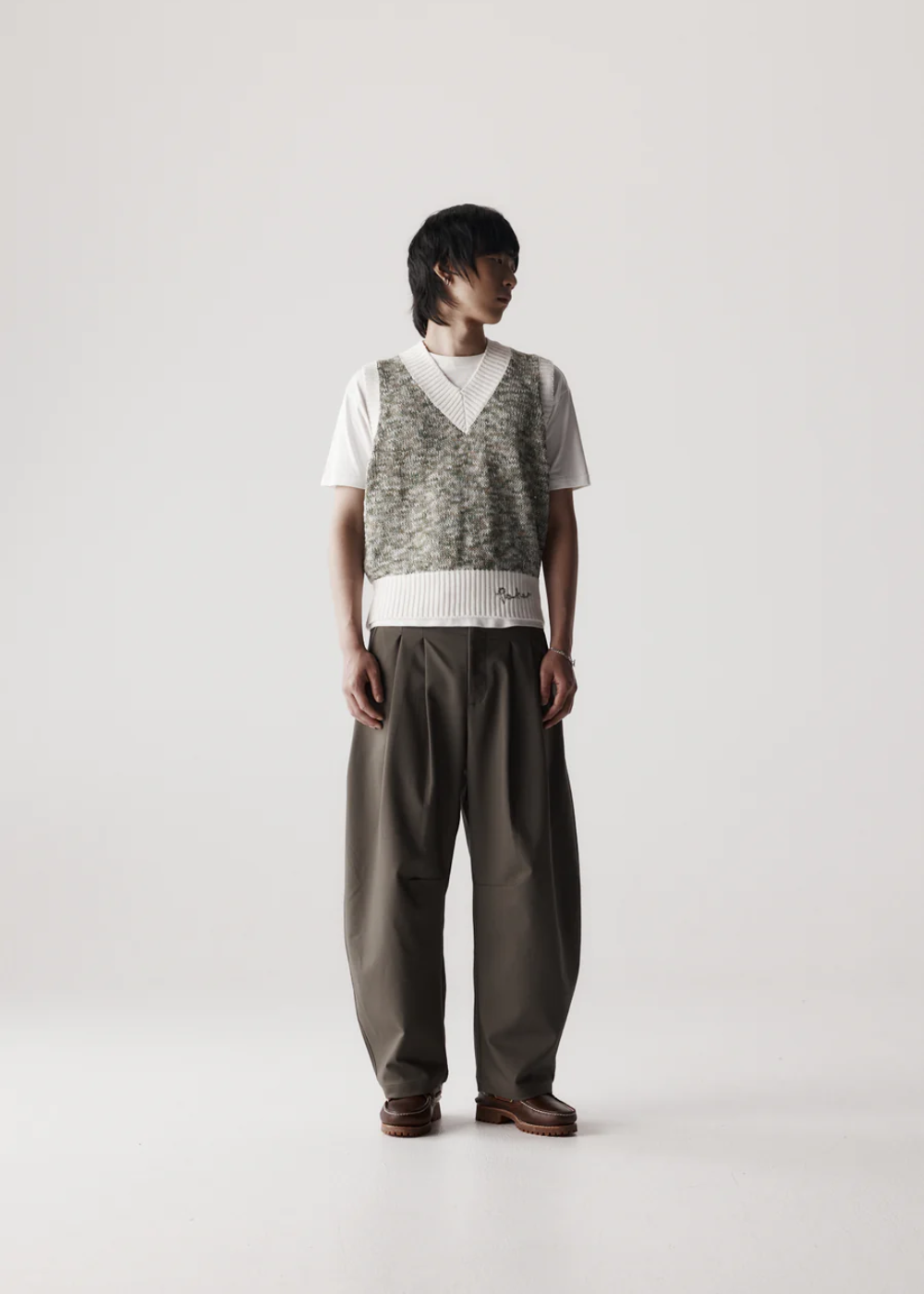 Mélange Vest - Green Mélange | PORTER JAMES SPORTS | Mad About The Boy