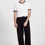 Commoners Wide Leg Pleated Trouser, Black | COMMONERS | Mad About The Boy