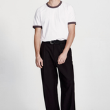 Commoners Wide Leg Pleated Trouser, Black | COMMONERS | Mad About The Boy