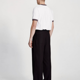 Commoners Wide Leg Pleated Trouser, Black | COMMONERS | Mad About The Boy