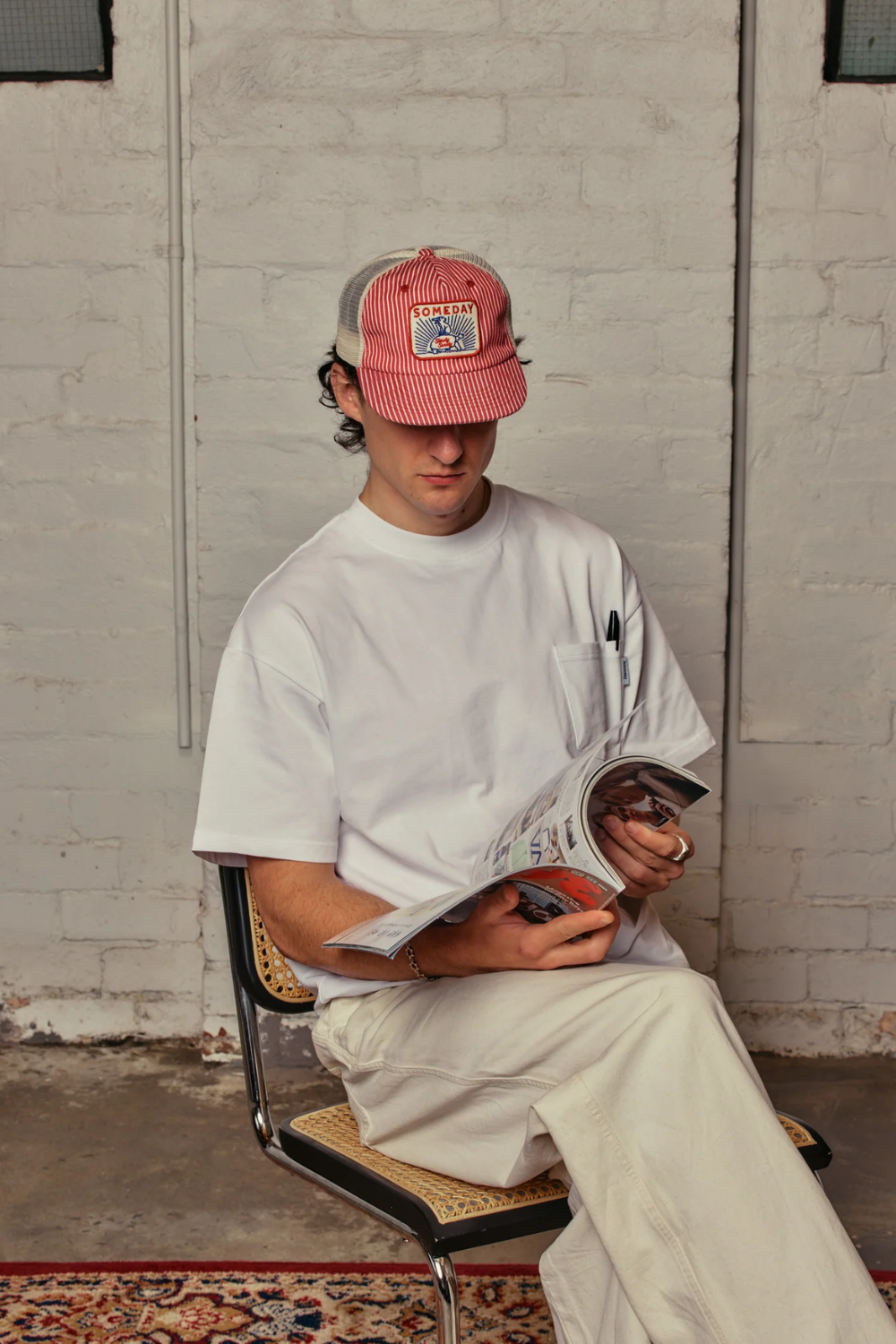 HICKORY TRUCKER CAP | RED | Someday Fabrications | Mad About The Boy