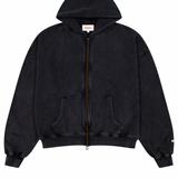 LARK ZIP HOODIE BLACK WASH | Checks Downtown | Mad About The Boy