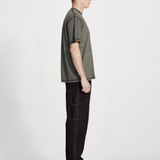 Commoners Cotton Jersey Studio Tee, Fog with Black | COMMONERS | Mad About The Boy