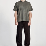 Commoners Cotton Jersey Studio Tee, Fog with Black | COMMONERS | Mad About The Boy