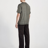 Commoners Cotton Jersey Studio Tee, Fog with Black | COMMONERS | Mad About The Boy