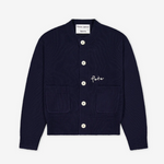 Organic Cotton Cardigan Navy | PORTER JAMES SPORTS | Mad About The Boy