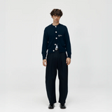 Organic Cotton Cardigan Navy | PORTER JAMES SPORTS | Mad About The Boy