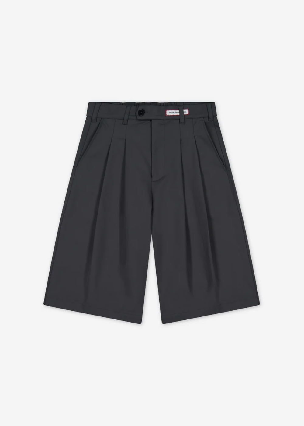 Porter James Sports Pleated Shorts Charcoal | PORTER JAMES SPORTS | Mad About The Boy