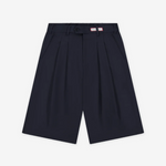 Porter James Sports Pleated Porter Shorts Navy Suiting | PORTER JAMES SPORTS | Mad About The Boy