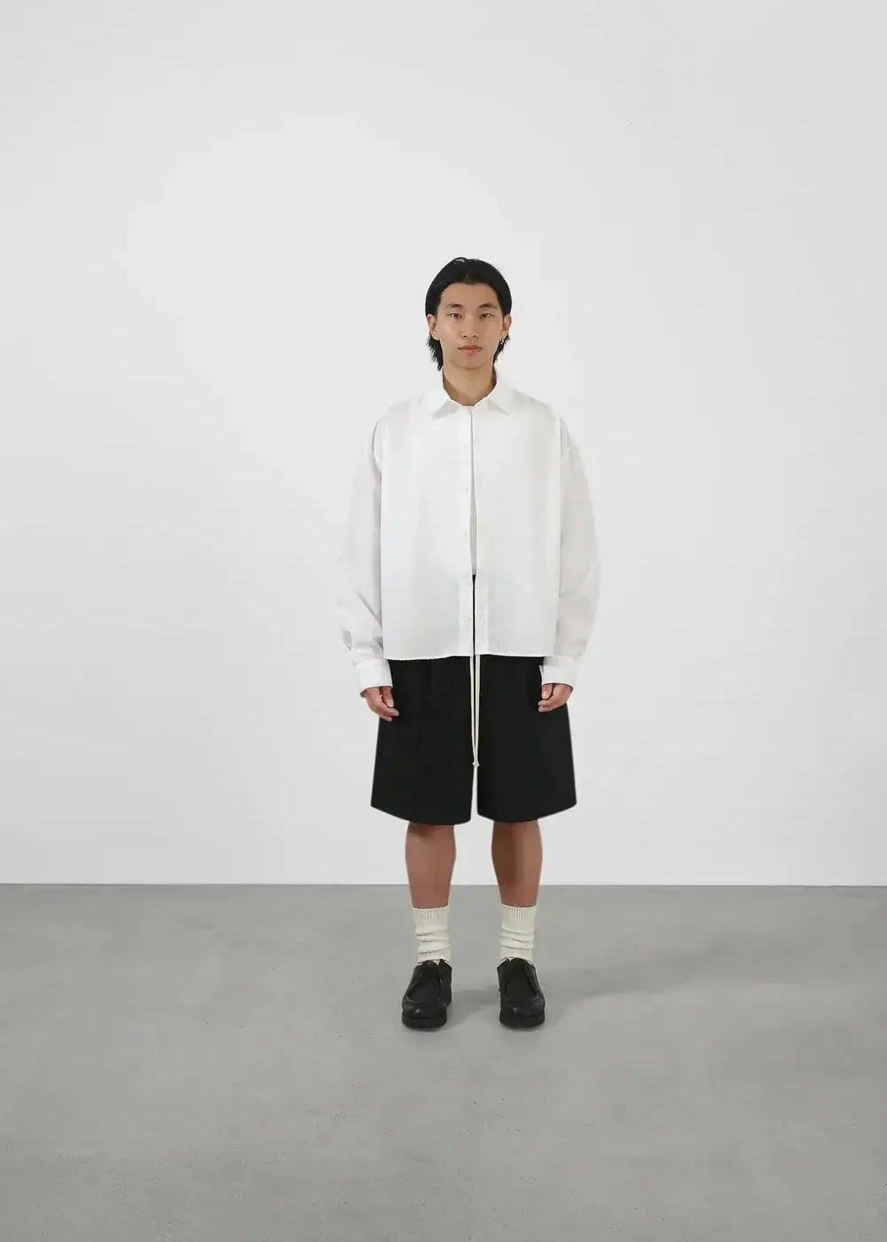 Solace Theory - LS Italian Button Shirt - Purity | SOLACE THEORY | Mad About The Boy