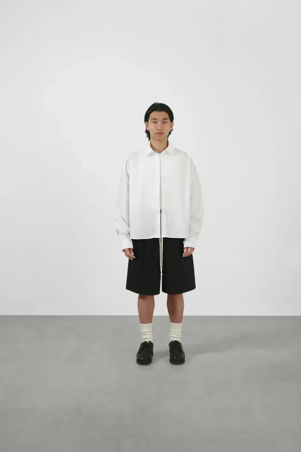 Solace Theory - LS Italian Button Shirt - Purity | SOLACE THEORY | Mad About The Boy
