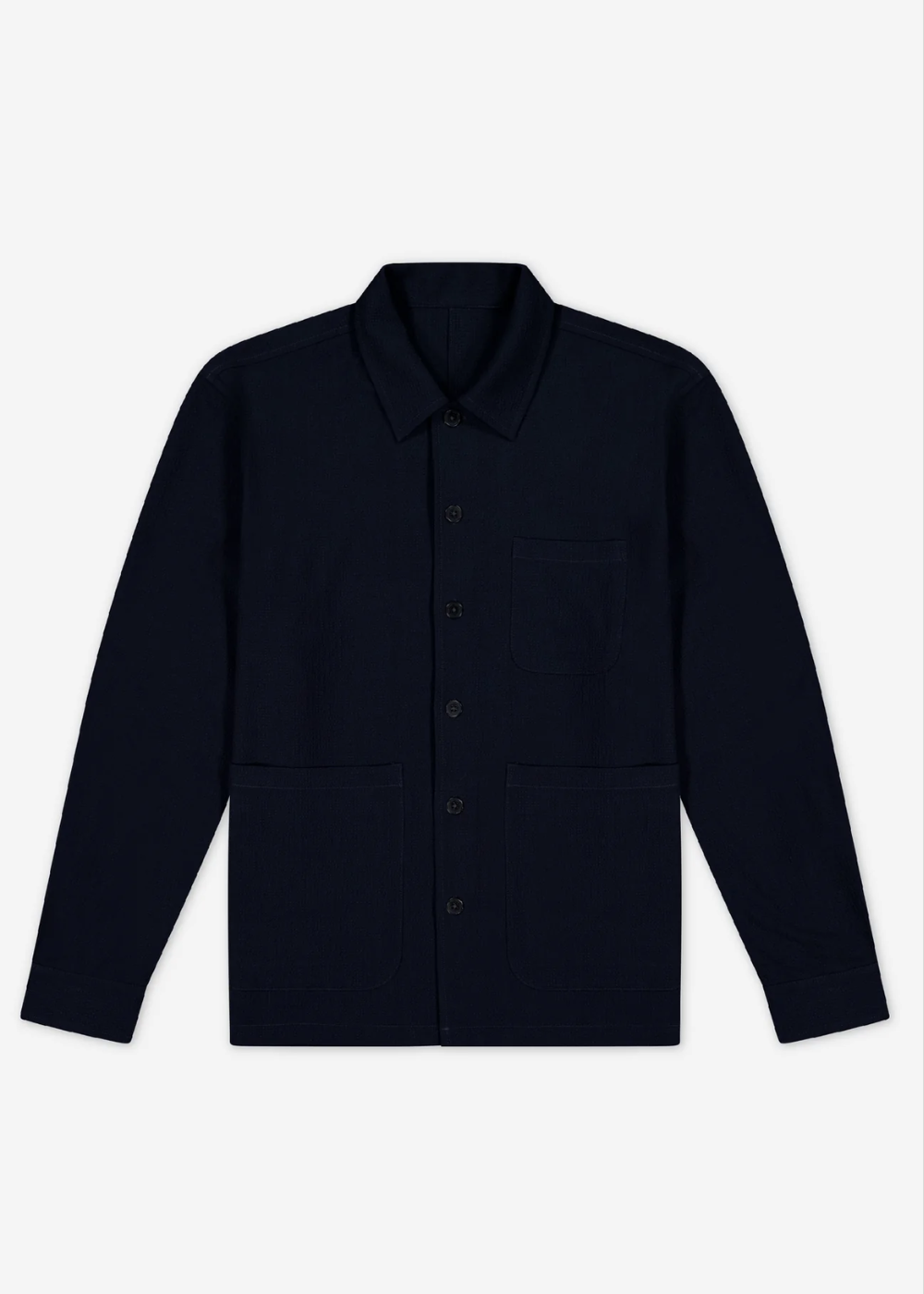 Seersucker Shacket - Navy | PORTER JAMES SPORTS | Mad About The Boy