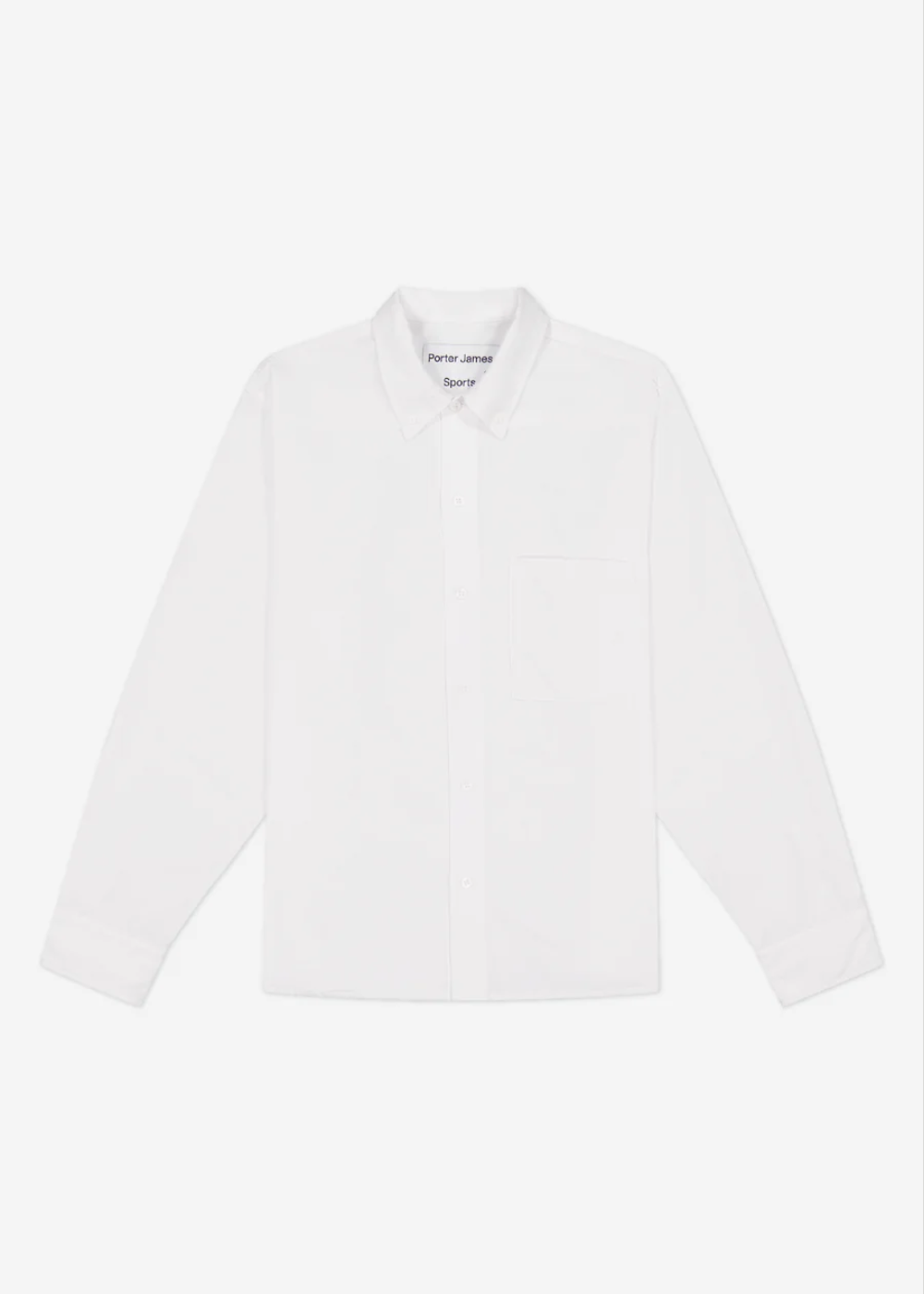 Slim Oxford Shirt - White | PORTER JAMES SPORTS | Mad About The Boy
