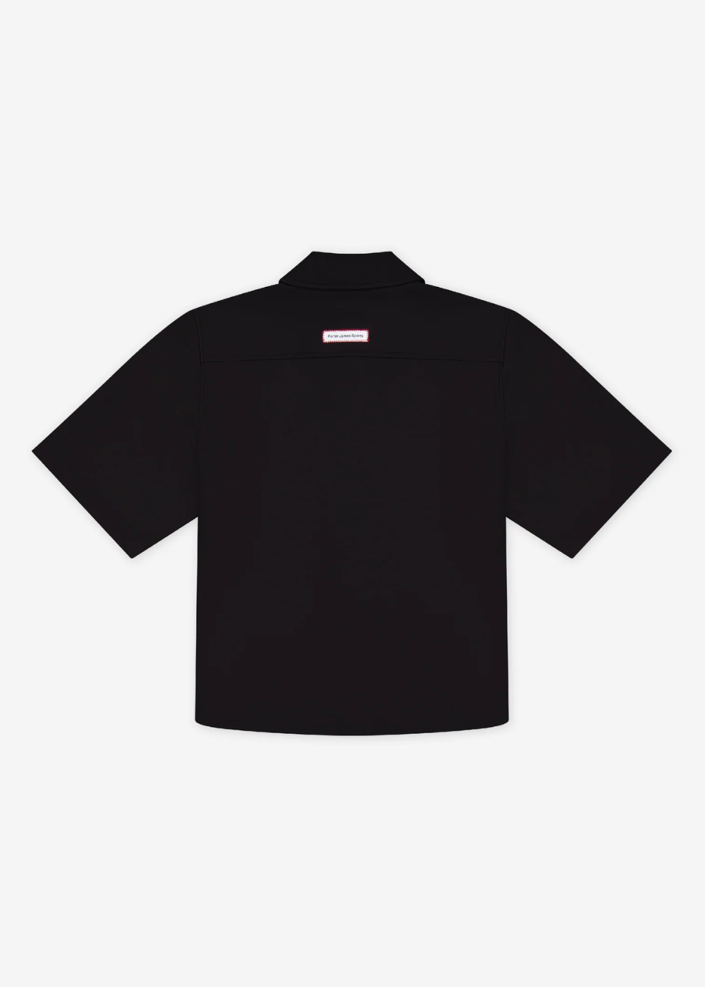 S/S Placket Shirt Black Suiting | PORTER JAMES SPORTS | Mad About The Boy