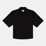 S/S Placket Shirt Black Suiting | PORTER JAMES SPORTS | Mad About The Boy