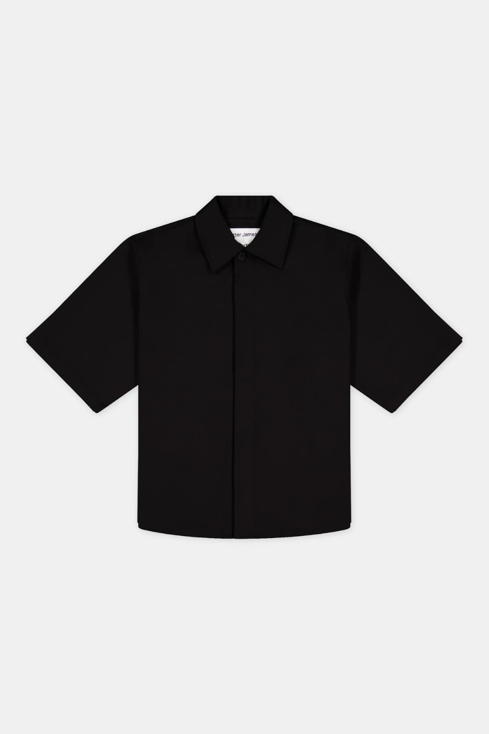 S/S Placket Shirt Black Suiting | PORTER JAMES SPORTS | Mad About The Boy