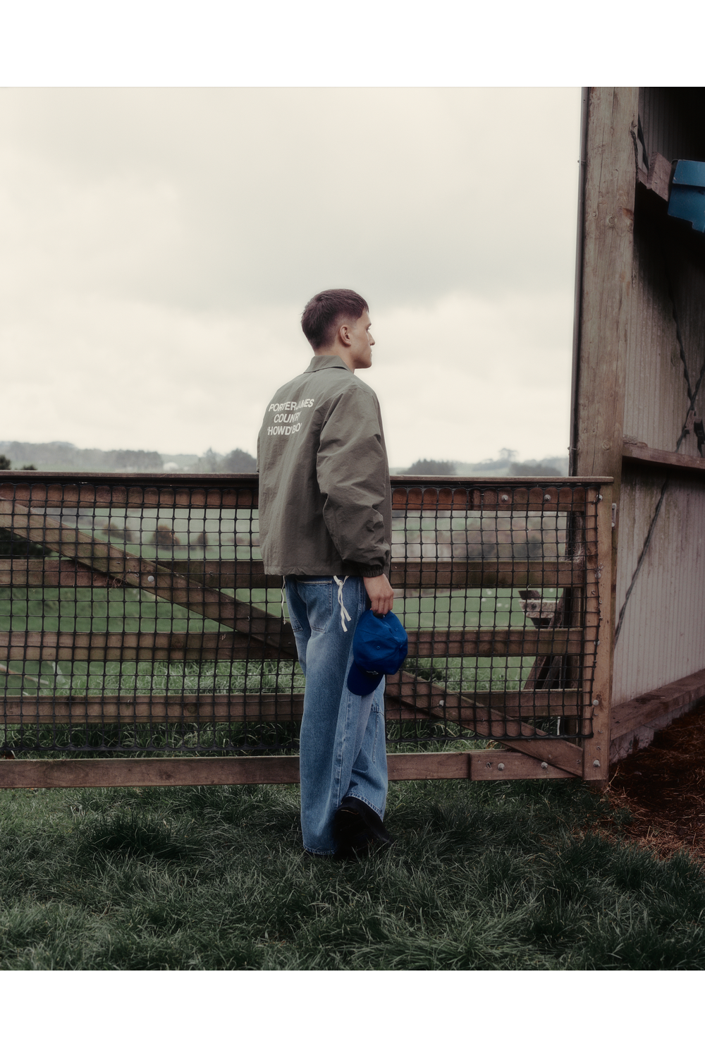 Porter James Sports Coaches Jacket Olive | PORTER JAMES SPORTS | Mad About The Boy