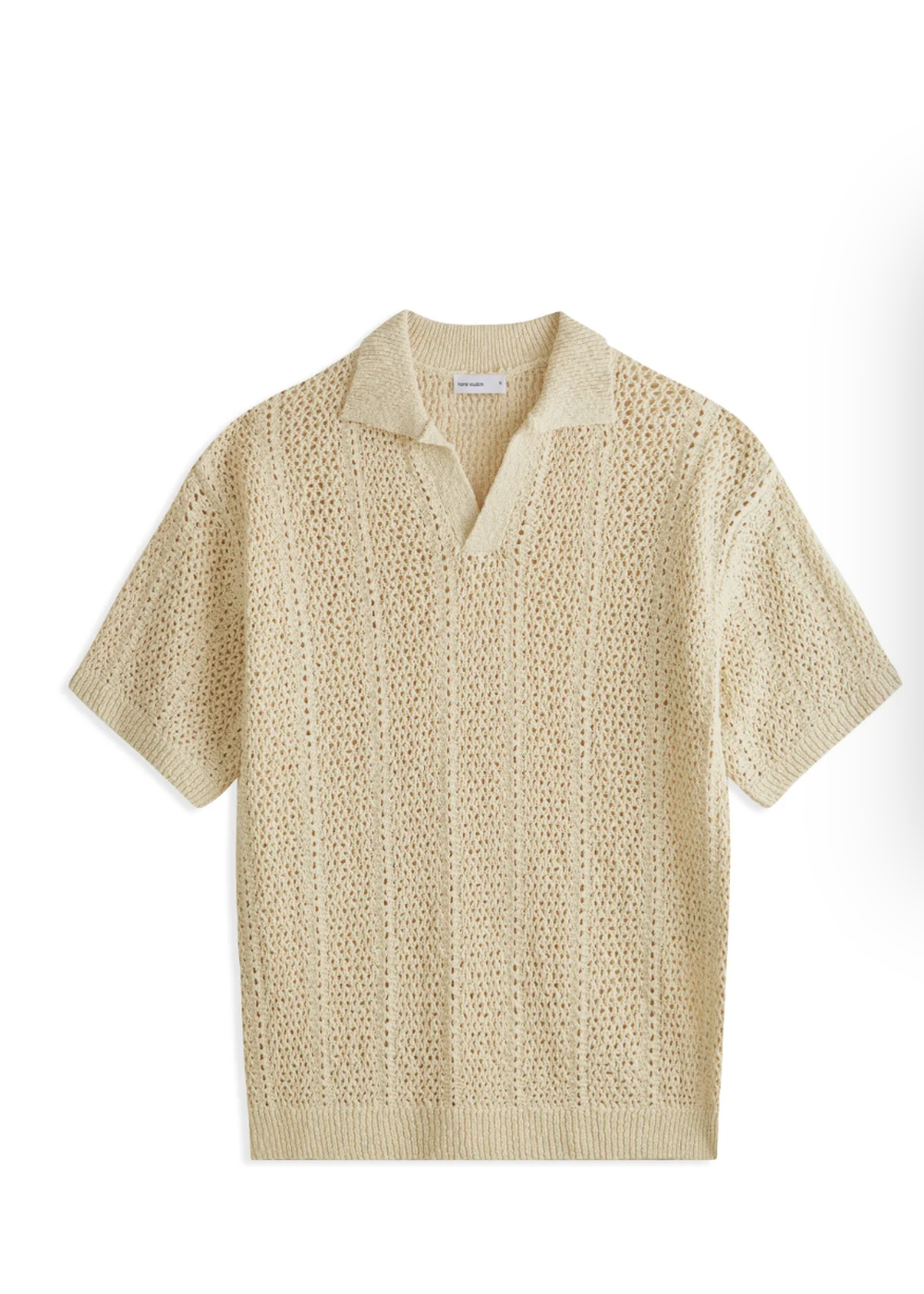 Maya Knit Polo - Cream | Kore Studios | Mad About The Boy