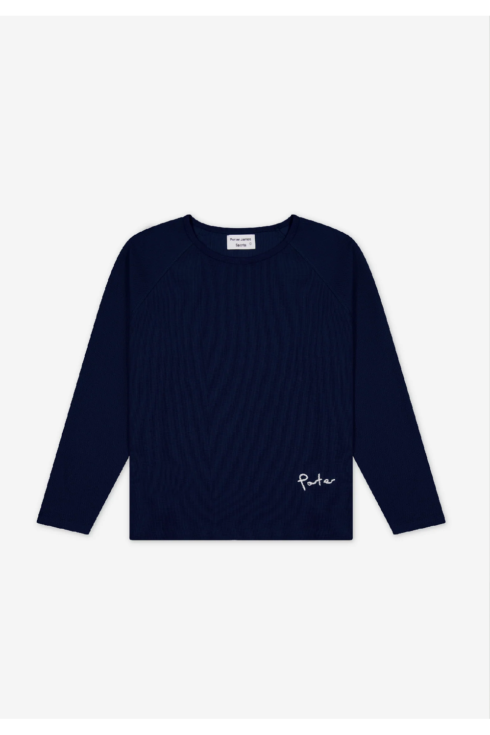 Porter James Sports Long Sleeve Waffle Navy | PORTER JAMES SPORTS | Mad About The Boy