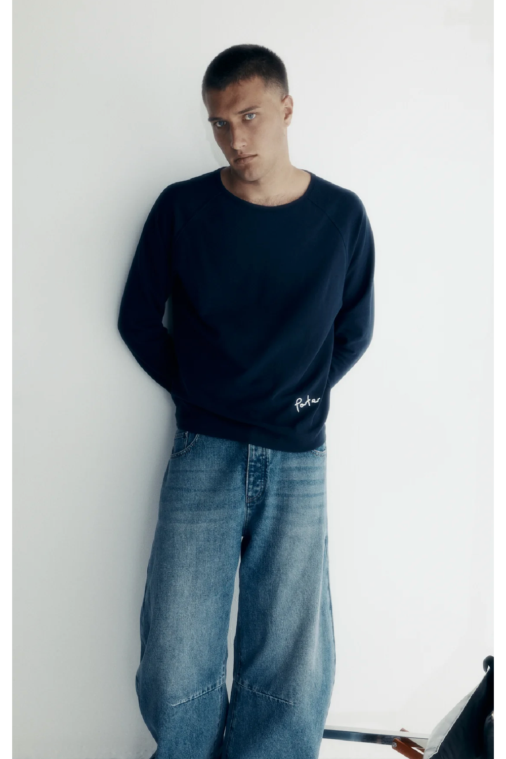 Porter James Sports Long Sleeve Waffle Navy | PORTER JAMES SPORTS | Mad About The Boy