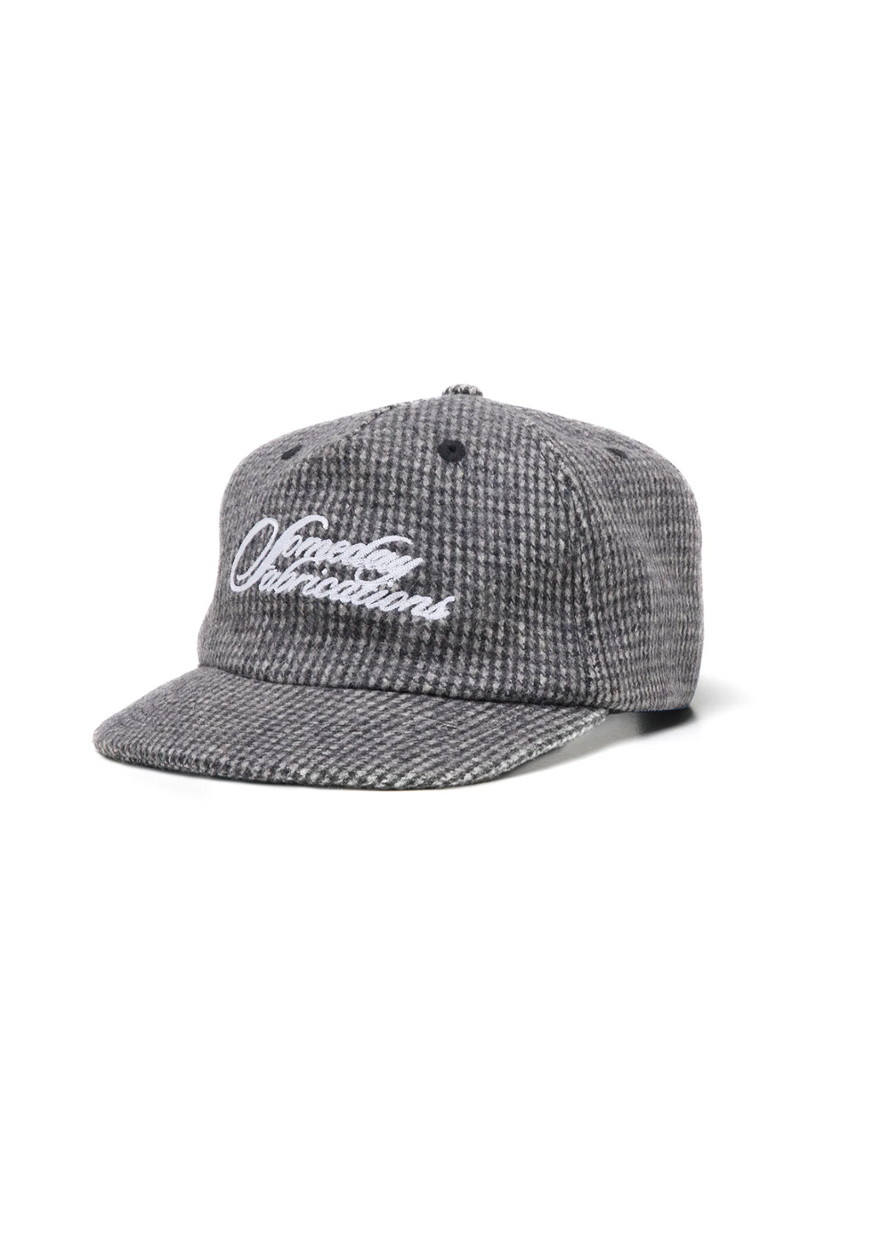SOMEDAY FABRICATIONS SCRIPT BALLCAP | HOUNDSTOOTH | Someday Fabrications | Mad About The Boy