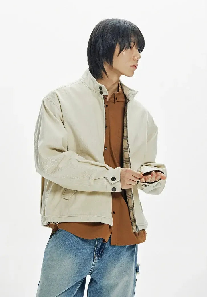 Frizmworks - Corduroy Buddy Harrington Jacket / Cream | Frizmworks | Mad About The Boy